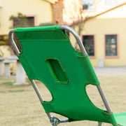 Sun Lounger With Face Hole Outsunny