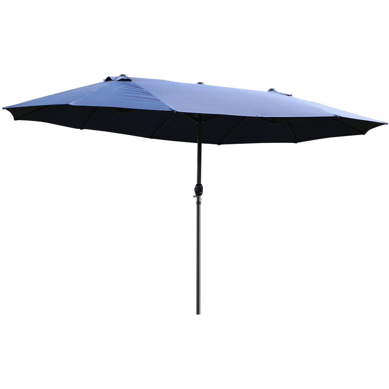 4.6m Large Garden Parasol, Double Sided, No Base