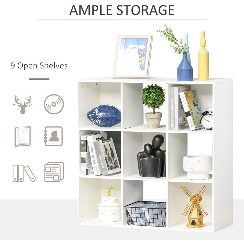 9 Cube Storage Organiser, 91.5L x 29.5W x 91.5H cm