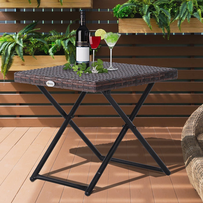 Square Rattan Coffee Table