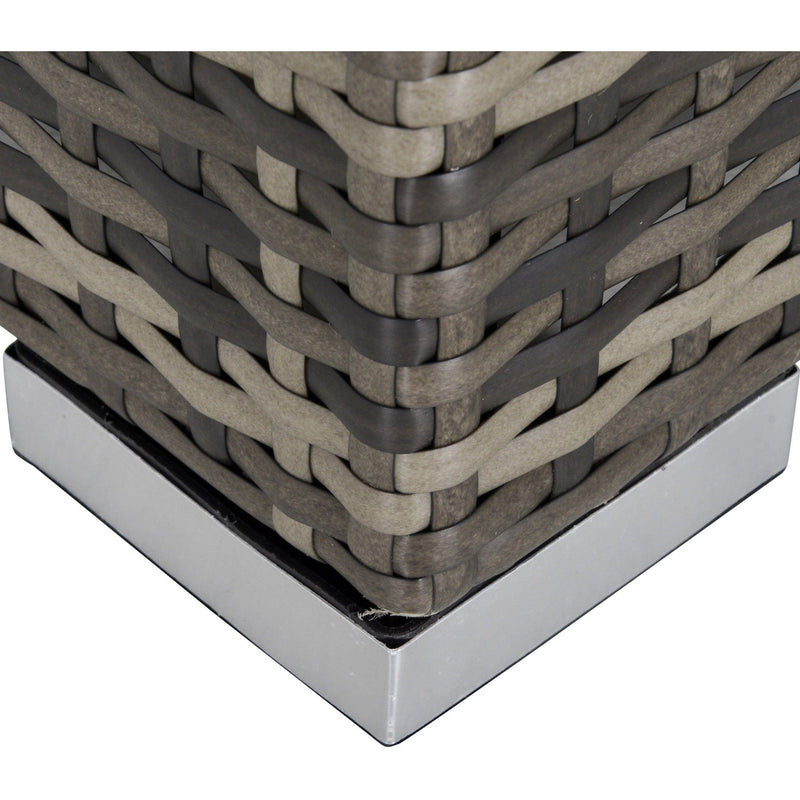 Rattan Wicker Corner Sofa Chair with Cushions