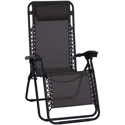 Folding Outdoor Zero Gravity Chair Outsunny