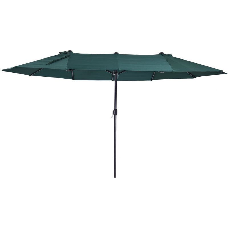 4.6m Large Garden Parasol, Double Sided, No Base