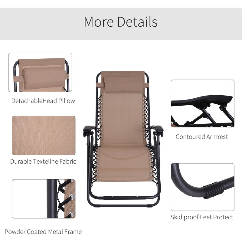 Folding Outdoor Zero Gravity Chair