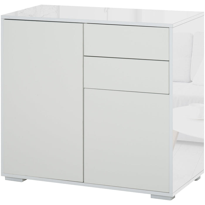 Modern Storage Cabinet For Living Room, L79 x W36 x H74cm