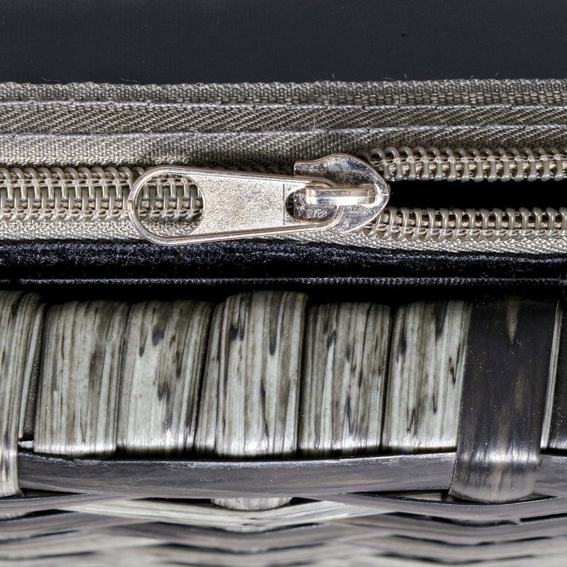 Rattan Garden Storage Box with Gas-Sprung Lid & Bench Seat