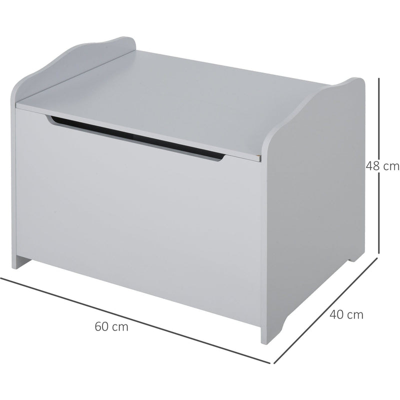 Wooden Toy Box With Seat