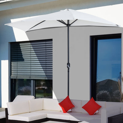 3m Half Parasol Umbrella - No Base Outsunny