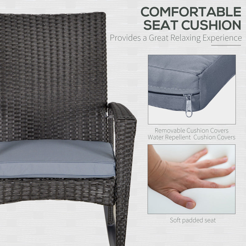 Rattan Outdoor Rocking Chair