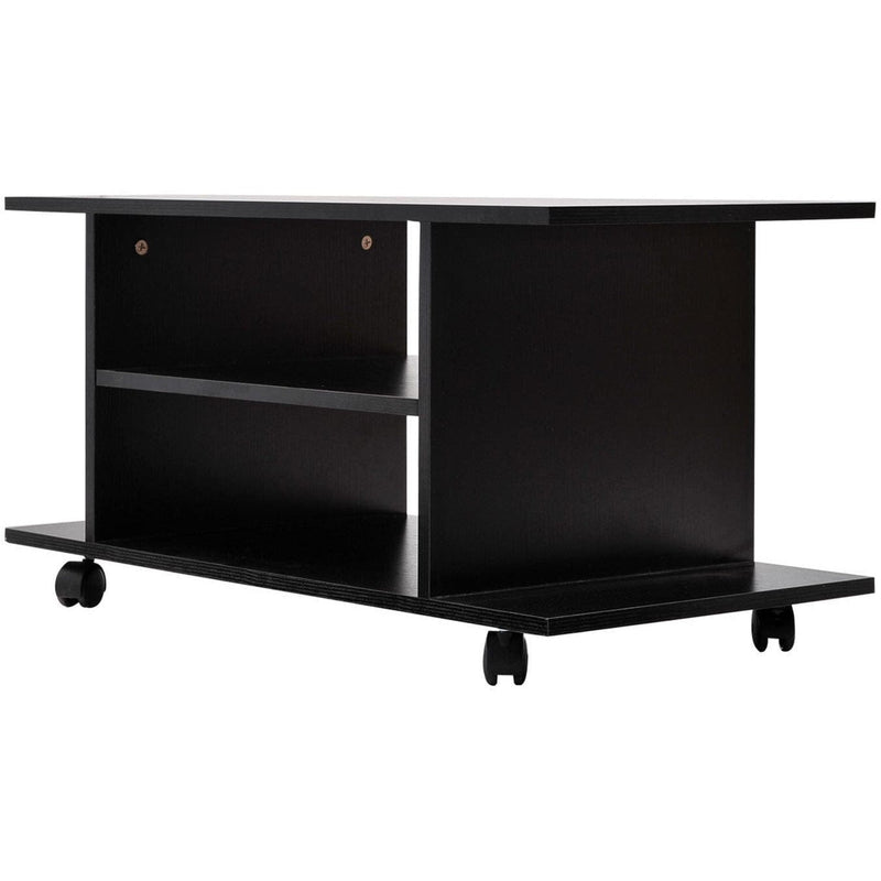 Compact TV Stand with Shelves, (80x40x40cm)