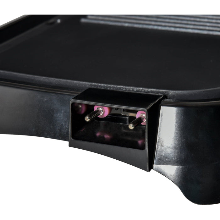 Teppanyaki Grill, 1600W, No Stick, Adj Temp, Drip Tray