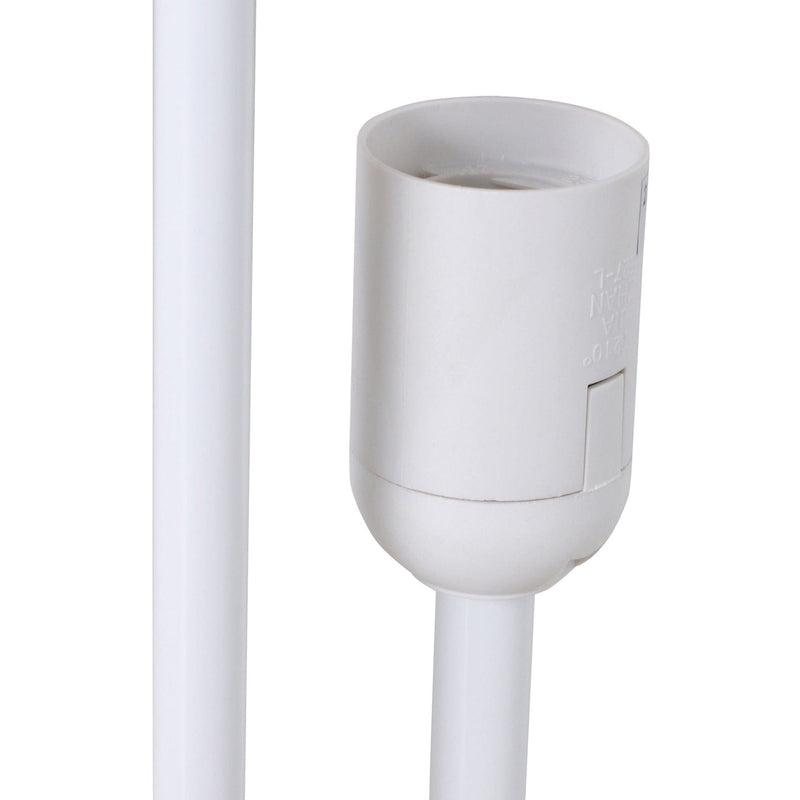 Modern Floor Lamp, 47-Inch, Fabric Linen Shade