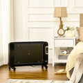 Portable Heater With Thermostat Homcom