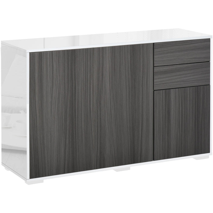 Modern Storage Cabinet For Living Room, L117 x W36 x H74cm