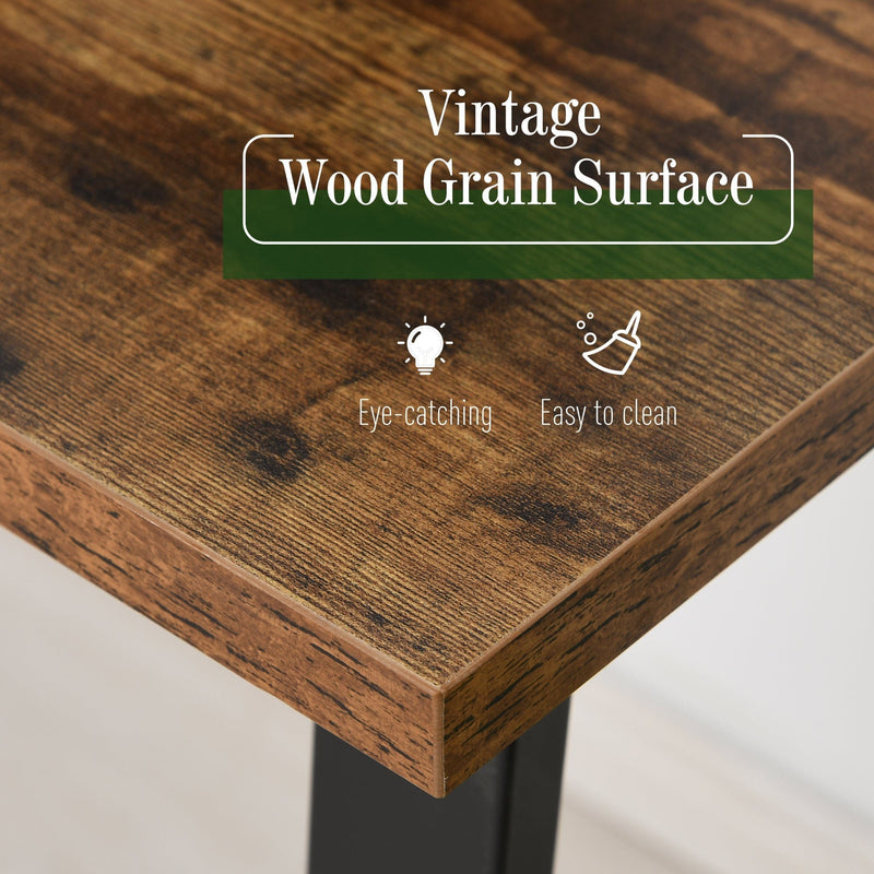 Industrial Laptop Table for Home Office, Study