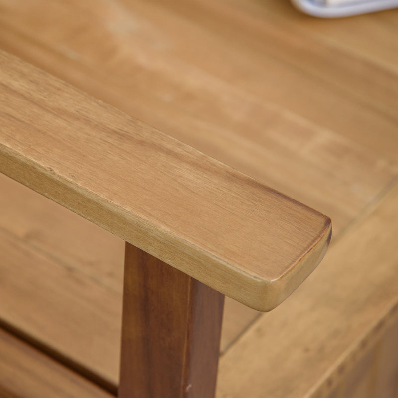 Outsunny 2 Seater Wooden Garden Bench With Storage