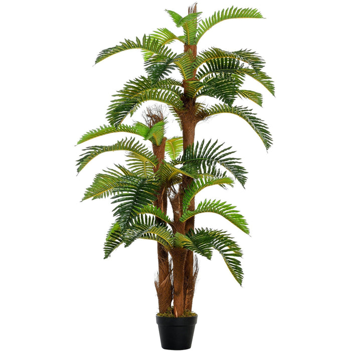 150cm Artificial Fern Tree, 36 Leaves, Indoor/Outdoor Décor