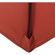2m Outdoor Patio Parasol - Sun Shade, 6 Ribs Outsunny