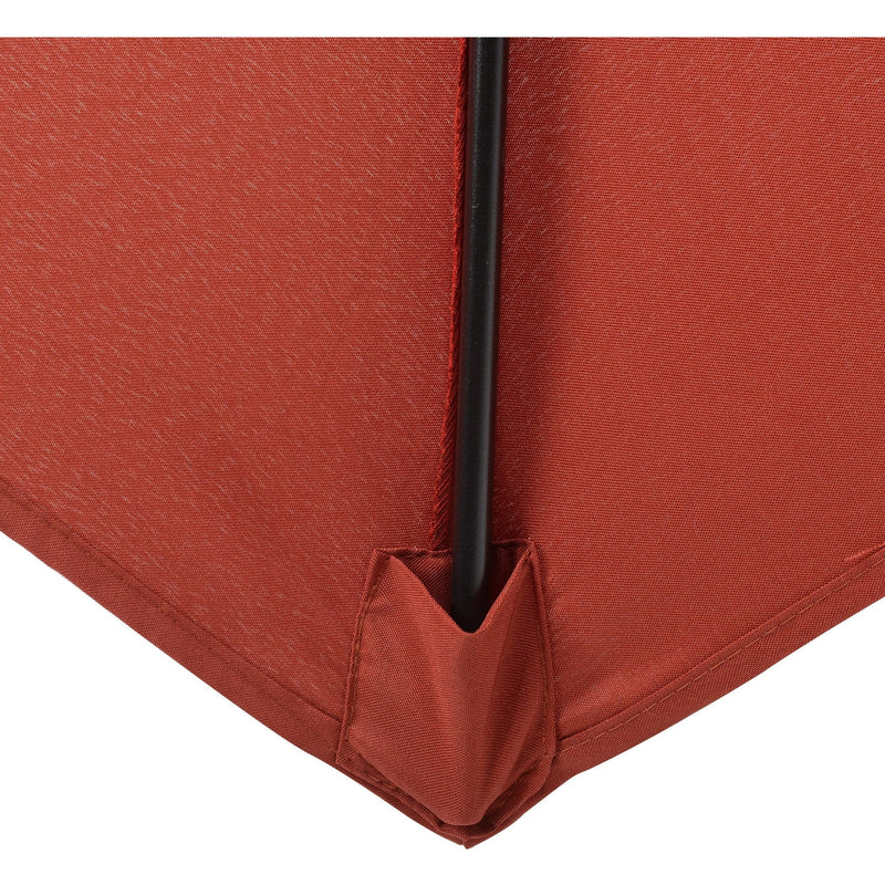 2m Outdoor Patio Parasol - Sun Shade, 6 Ribs Outsunny