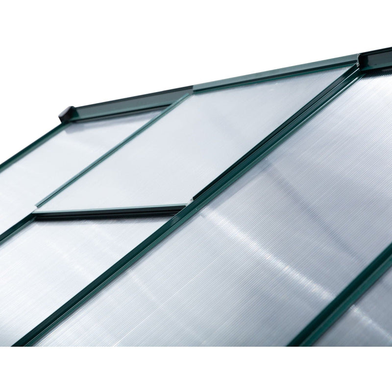 Large Walk In Greenhouse, Aluminium Frame, Sliding Door