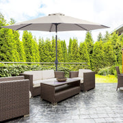 3m Tilting Garden Parasol with Crank Handle Outsunny