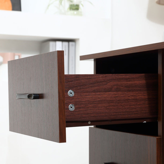 Computer Desk with Shelves