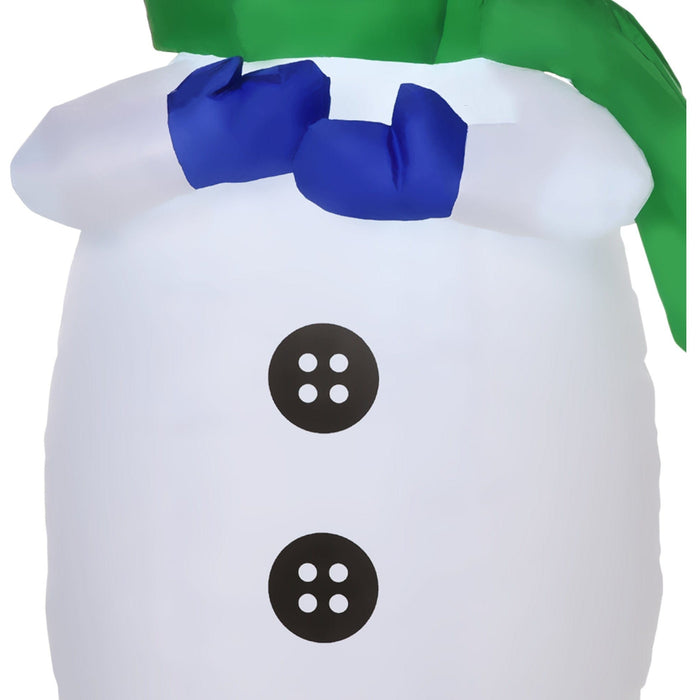 Image of a 4ft Outdoor Inflatable Snowman