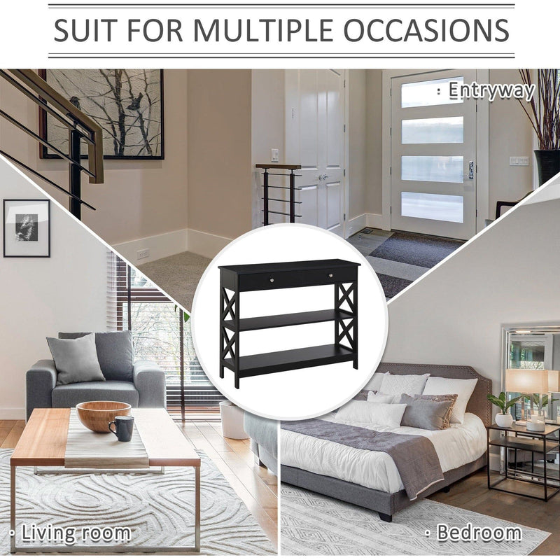 Console Table With Drawers