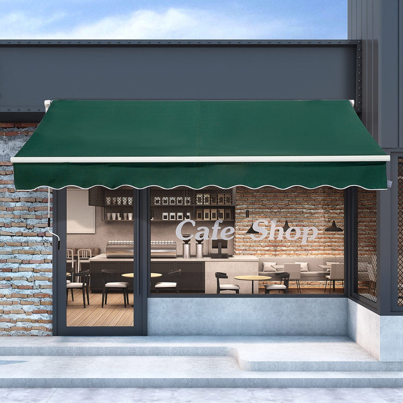 Awning Canopy Retractable, Manual Operation, 4x2.5m