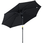 3m Garden Parasol - Black Outsunny