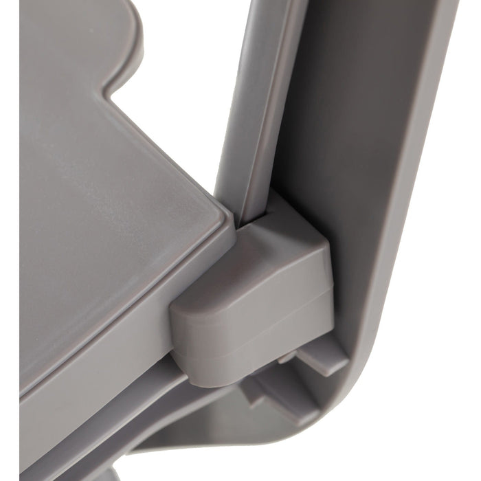 3-PC Folding Patio Bistro Set, Grey