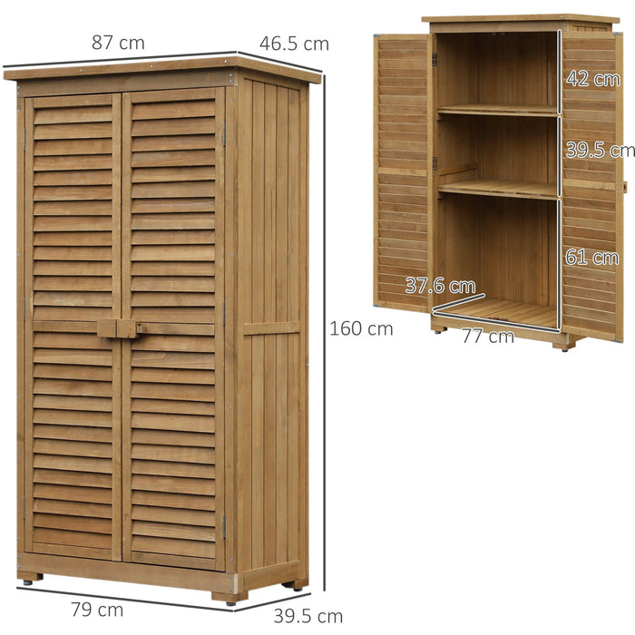 Small Wooden Garden Cupboard