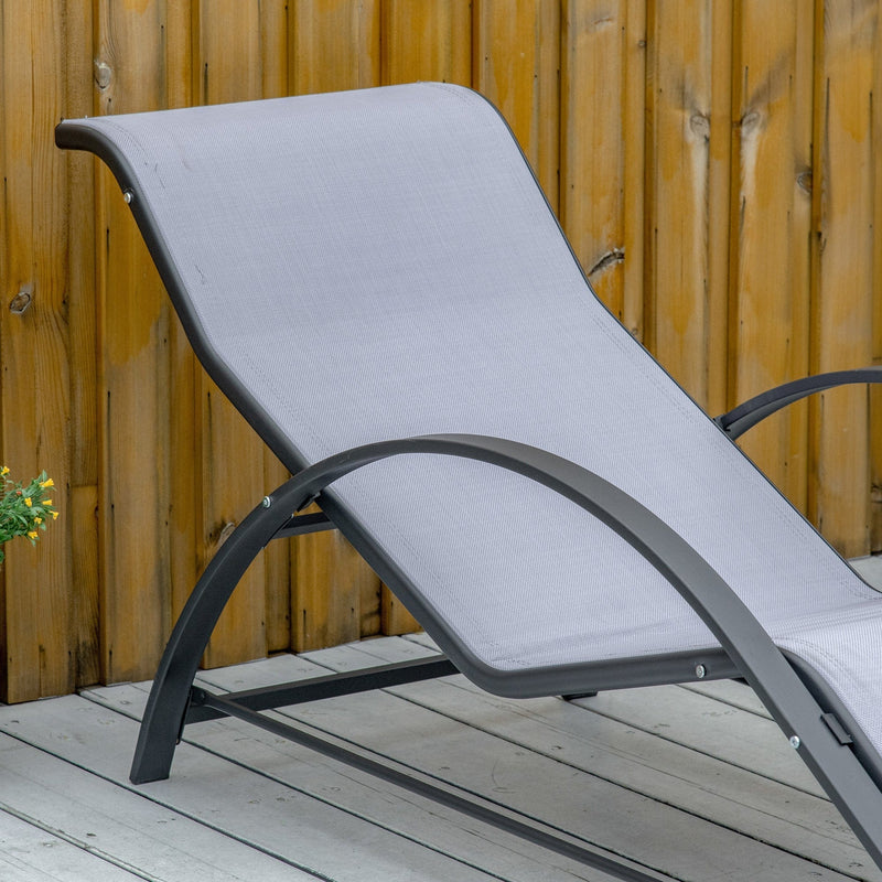 3-Piece Sun Loungers With Table