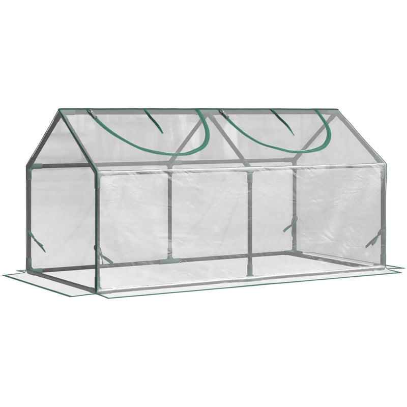 Portable Mini Greenhouse, 120 x 60 x 60 cm, Clear