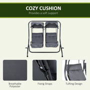 Canopy Swing Seat, Modern Garden Swing Seat, Outdoor Outsunny