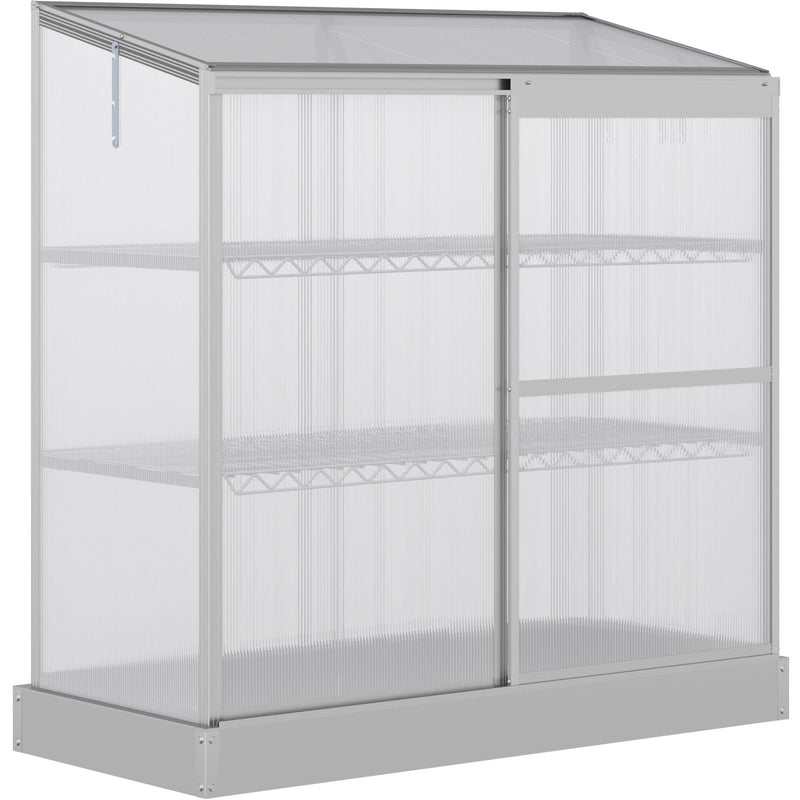Mini Greenhouse Cold Frame, 3 Tier, 129 x 58 x 140cm