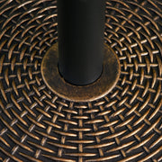 25kg Antique Bronze Parasol Base Outsunny