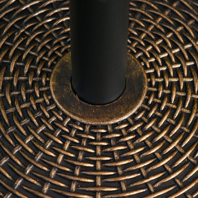 25kg Antique Bronze Parasol Base Outsunny