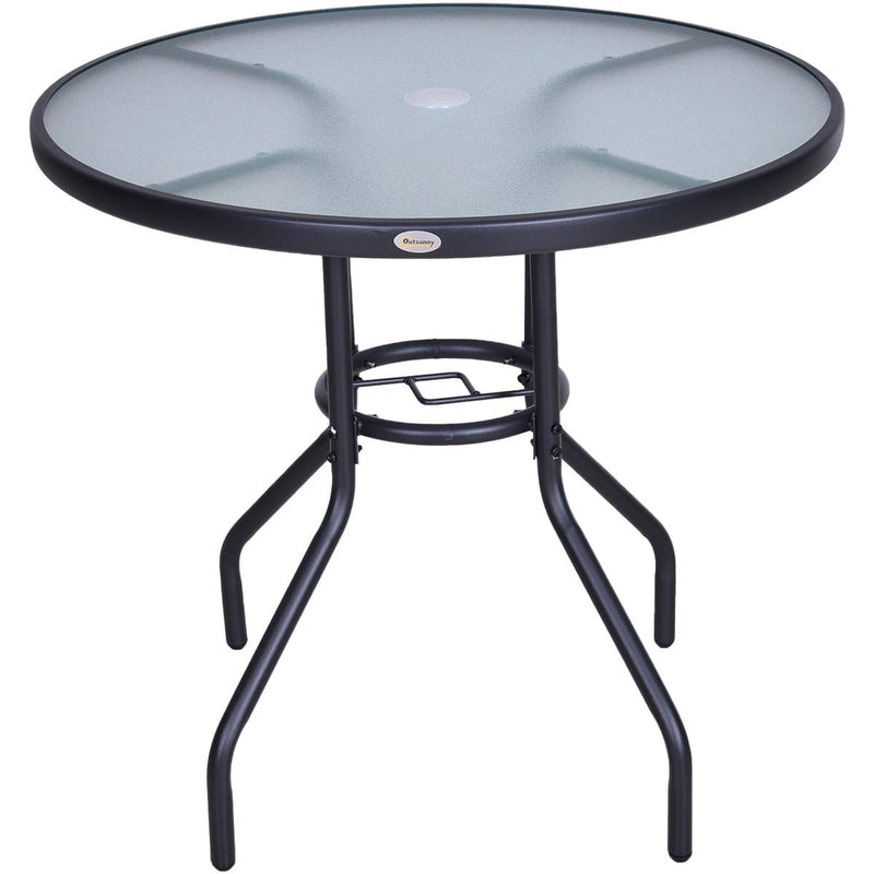 Garden Table With Parasol Hole, 80cm