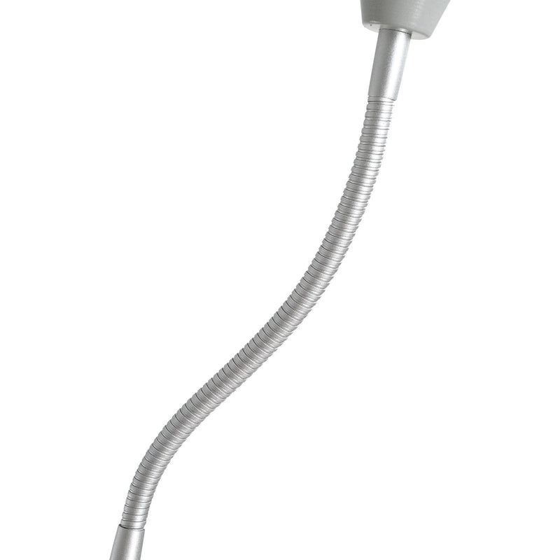 Modern Reading Floor Lamp, 2 Adjustable Heads, Steel