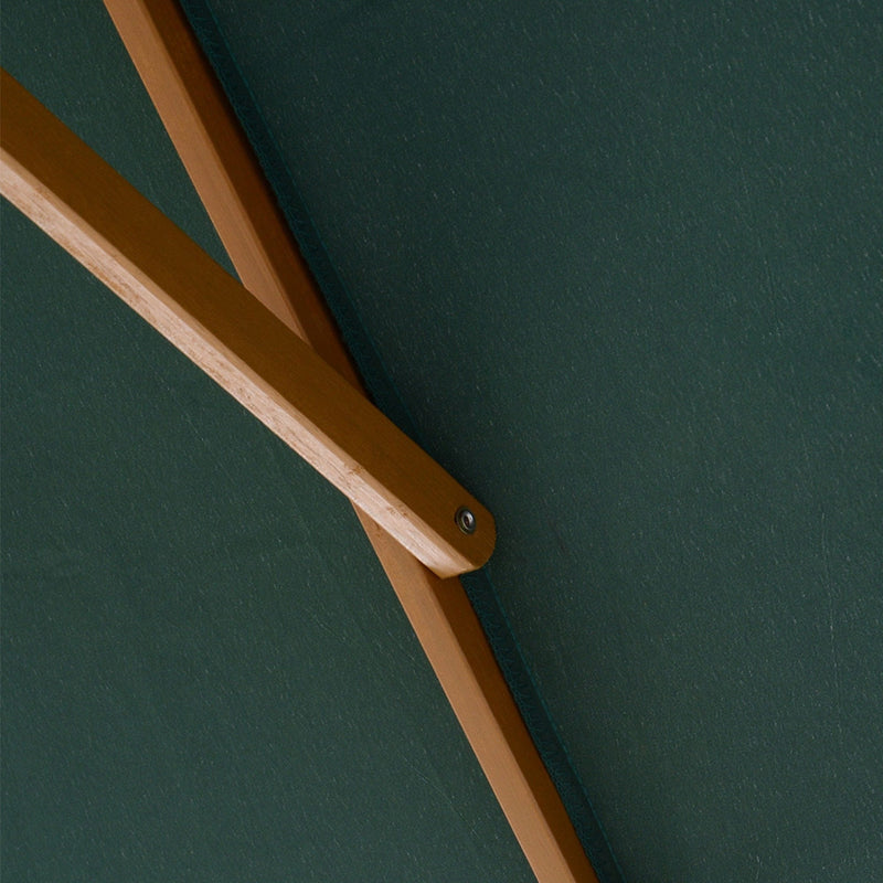 3x2m Large Wooden Patio Parasol
