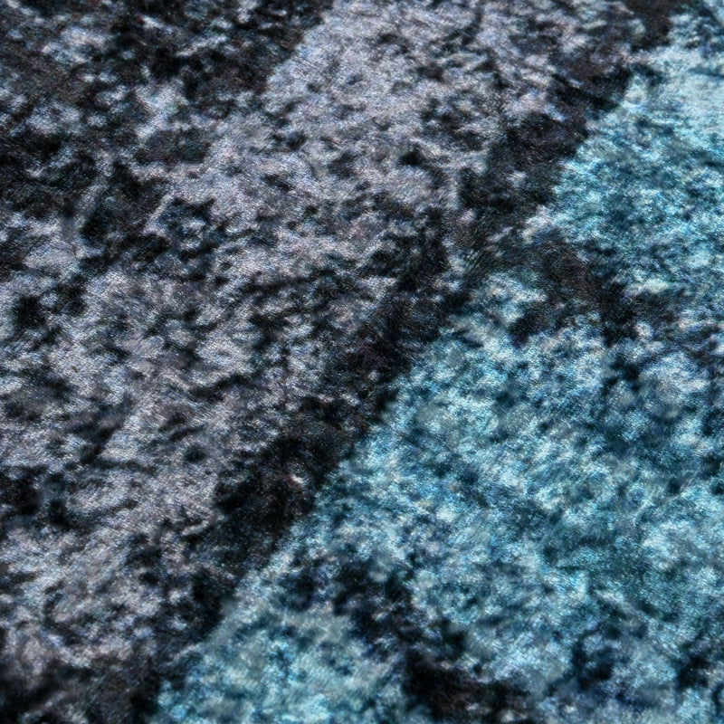 Blue Geometric Rug, Large, 160x230 cm