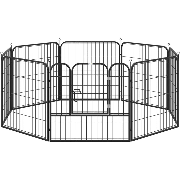 Heavy Duty Dog Play Pen, Foldable, Black