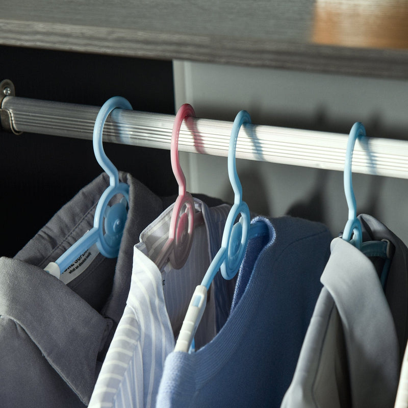 Rolling Open Wardrobe With Cube Storage, Black