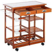 Folding Cloth Rail Adjustable Garment Rack With Wheels (4 Layer)