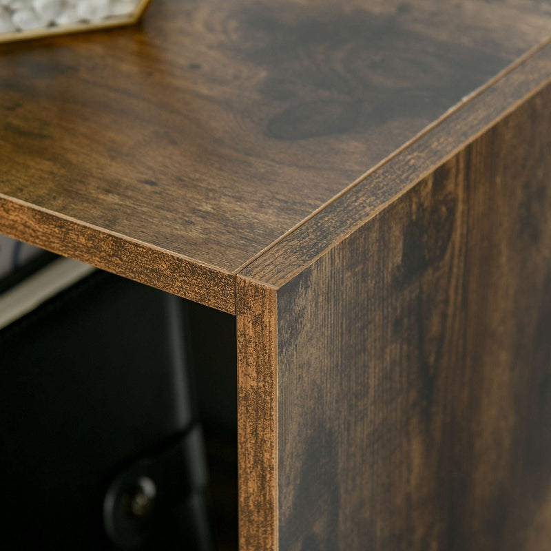 8 Cube Storage Unit, Rustic Brown