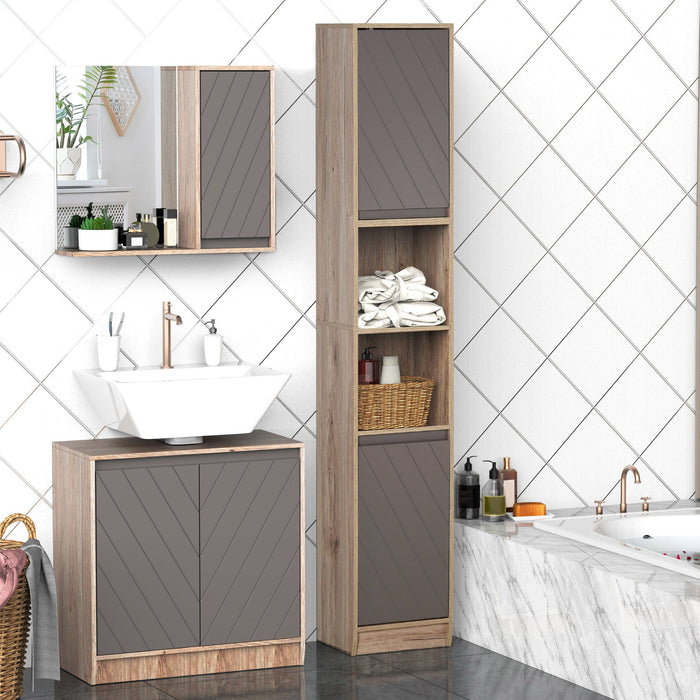 Tall Slim Bathroom Storage Unit