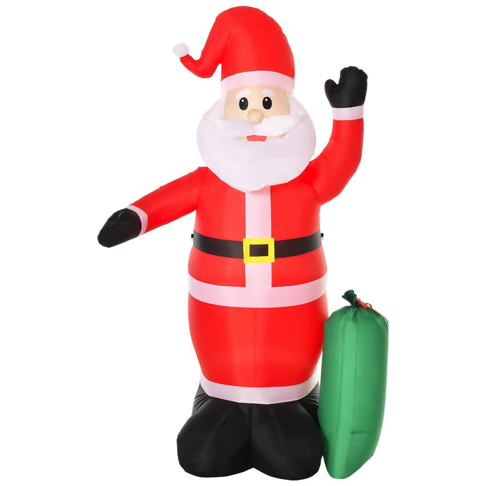 Image of a 7.5ft Blow Up Santa Claus