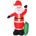 Image of a 7.5ft Blow Up Santa Claus