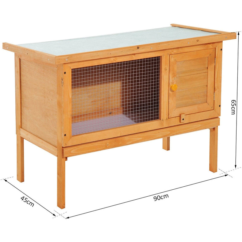 Raised Rabbit Hutch